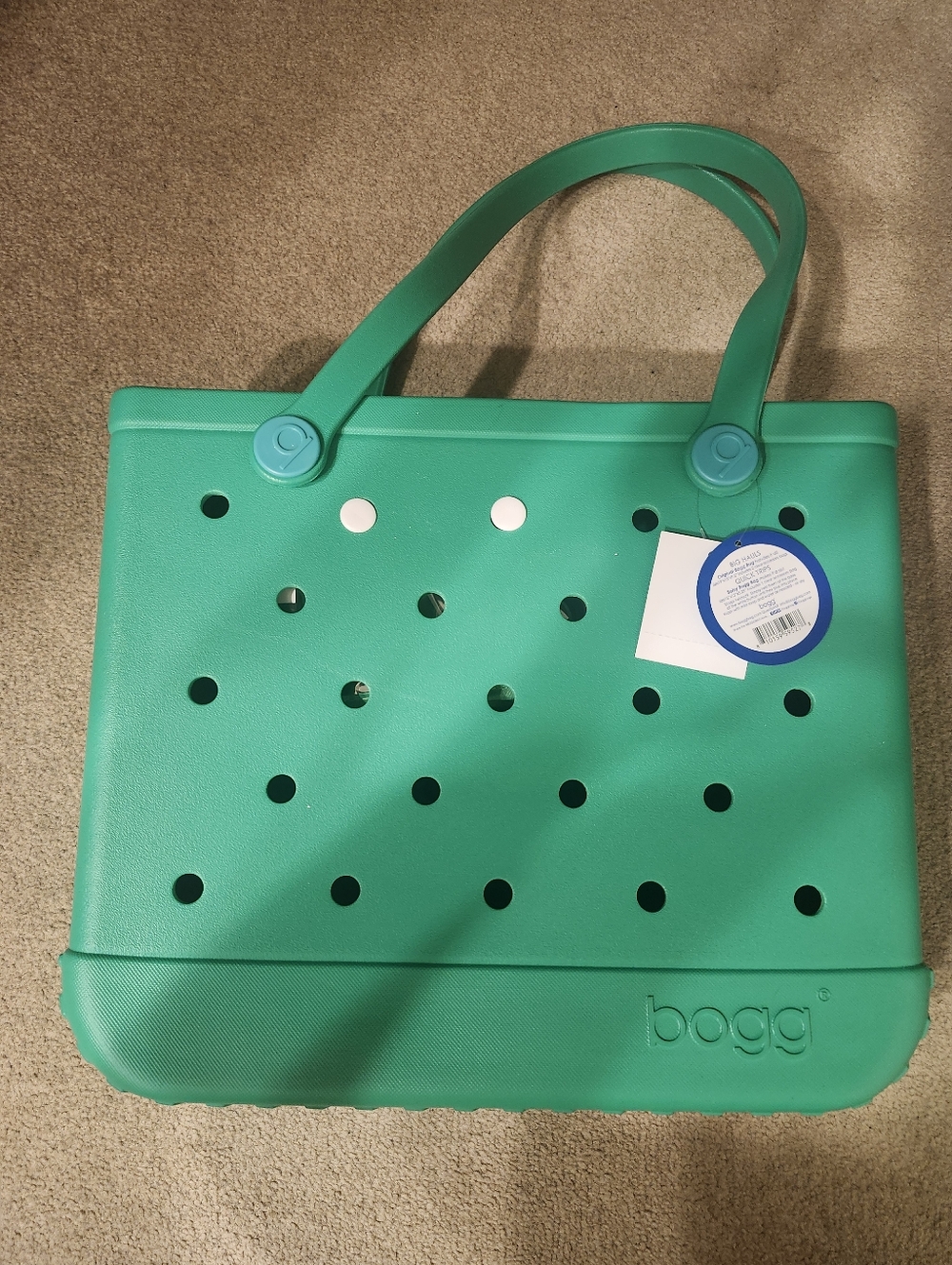 NWT Bogg Green Beach Tote - Picture 2 of 4
